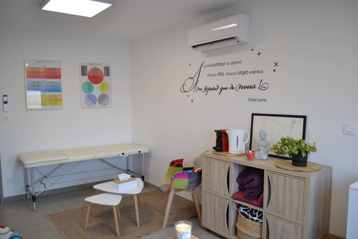 Salle de soin dans le cabinet de Canéjan